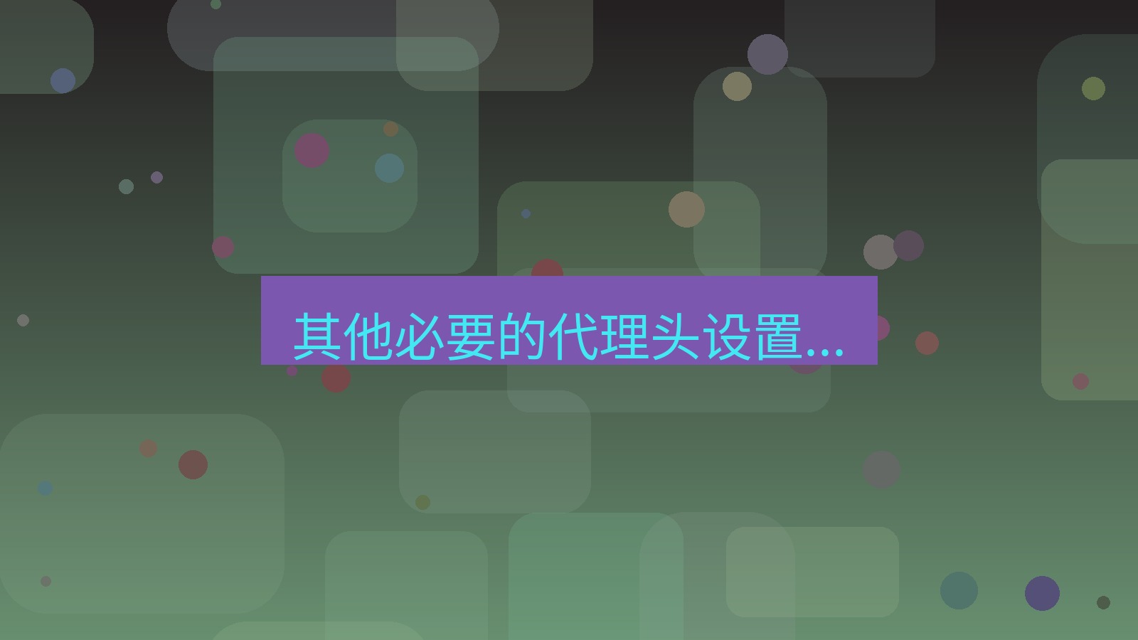 xchat官网 其他必要的代理头设置...